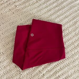 Lululemon Athletica Berry Bike Shorts
